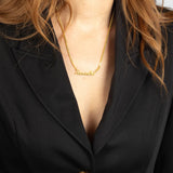 Custom Gold Vermeil Name Necklace – Personalized Cuban Chain Jewelry