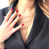 Custom Gold Vermeil Name Necklace – Personalized Cuban Chain Jewelry
