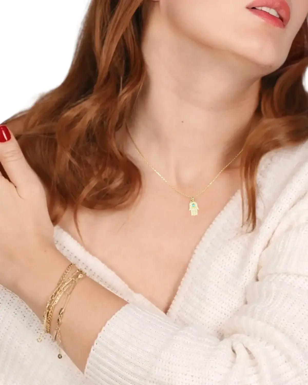 Hamsa Hand Charm Pendant – My Jewelist