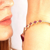 Moissanite Flexible Bangle - My Jewelist