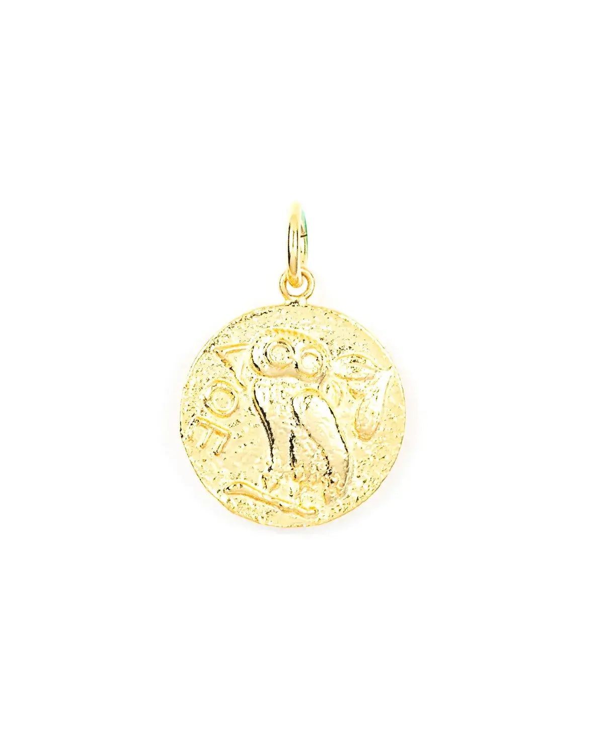 Owl Charm Necklace 14K Gold Vermeil – My Jewelist
