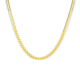 14K Gold Vermeil Curb Chain – Bold & Timeless Statement Necklace