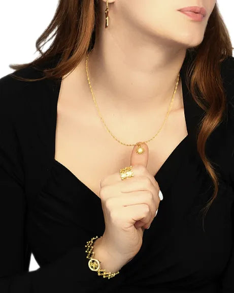 Gold Sun Charm Pendant 2 – My Jewelist
