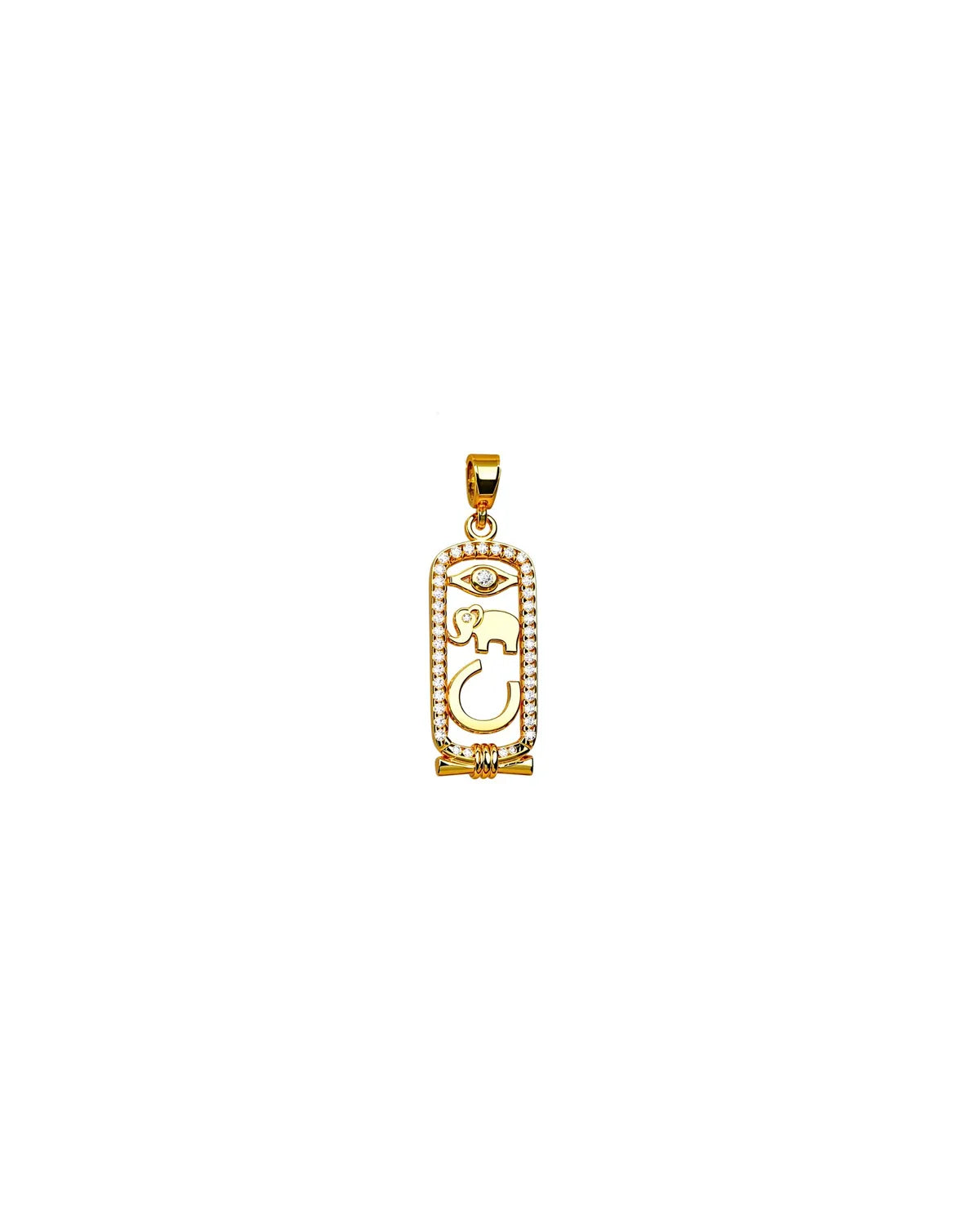 14K Gold Vermeil Elephant Talisman Pendant – My Jewelist