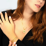 Gold Evil Eye Pendant 2 – My Jewelist