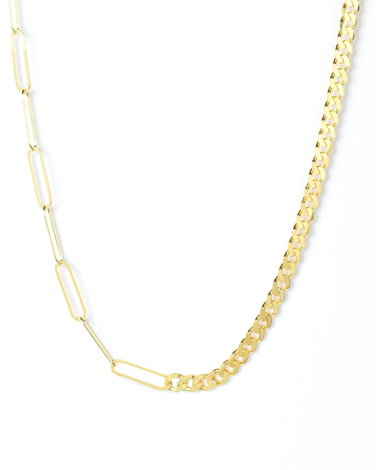 Paperclip & Curb Chain Necklace – My Jewelist