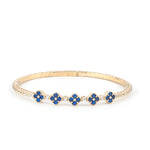 Moissanite Flexible Bangle - My Jewelist