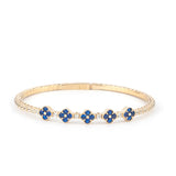 Moissanite Flexible Bangle - My Jewelist