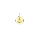 Gold Chakra Pendant – Spiritual Energy Alignment & Balance Necklace