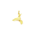 Gold Hummingbird Pendant – Handcrafted Symbol of Grace & Freedom