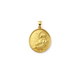 Jesus Medallion 14K Gold Vermeil – Sterling Silver Religious Pendant Charm