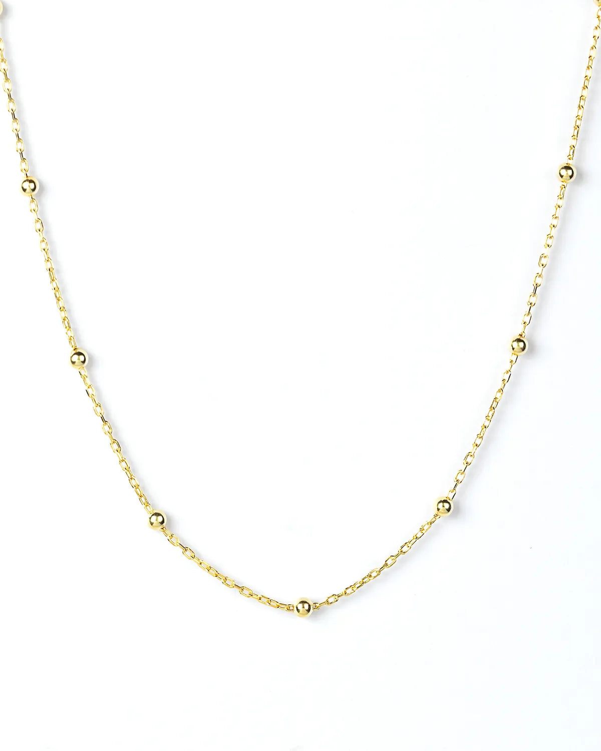 Gold Vermeil Satalitte Necklace 3 - My Jewelist