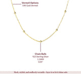 Vermeil Options chain Balls - My Jewelist