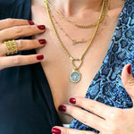 Gold Vermeil Heart Charm Necklace - My Jewelist