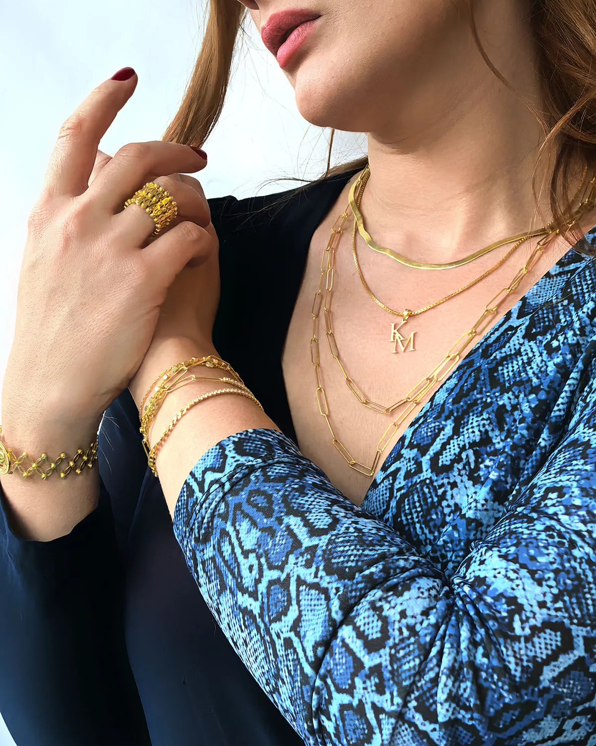 Double-Layered Paperclip Chain Necklace cover image – My Jewelist