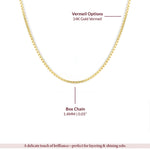 Gold Vermeil Box Chain – My Jewelist