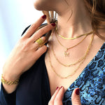 Double-Layered Paperclip Chain Necklace cover image – My Jewelist