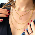 Double-Layered Paperclip Chain Necklace cover image – My Jewelist