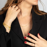 Gold Vermeil Satalitte Necklace 3 - My Jewelist