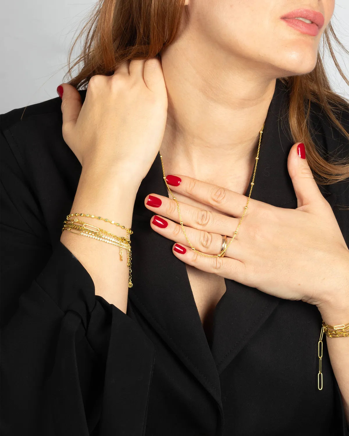Gold Vermeil Satalitte Necklace 4 - My Jewelist