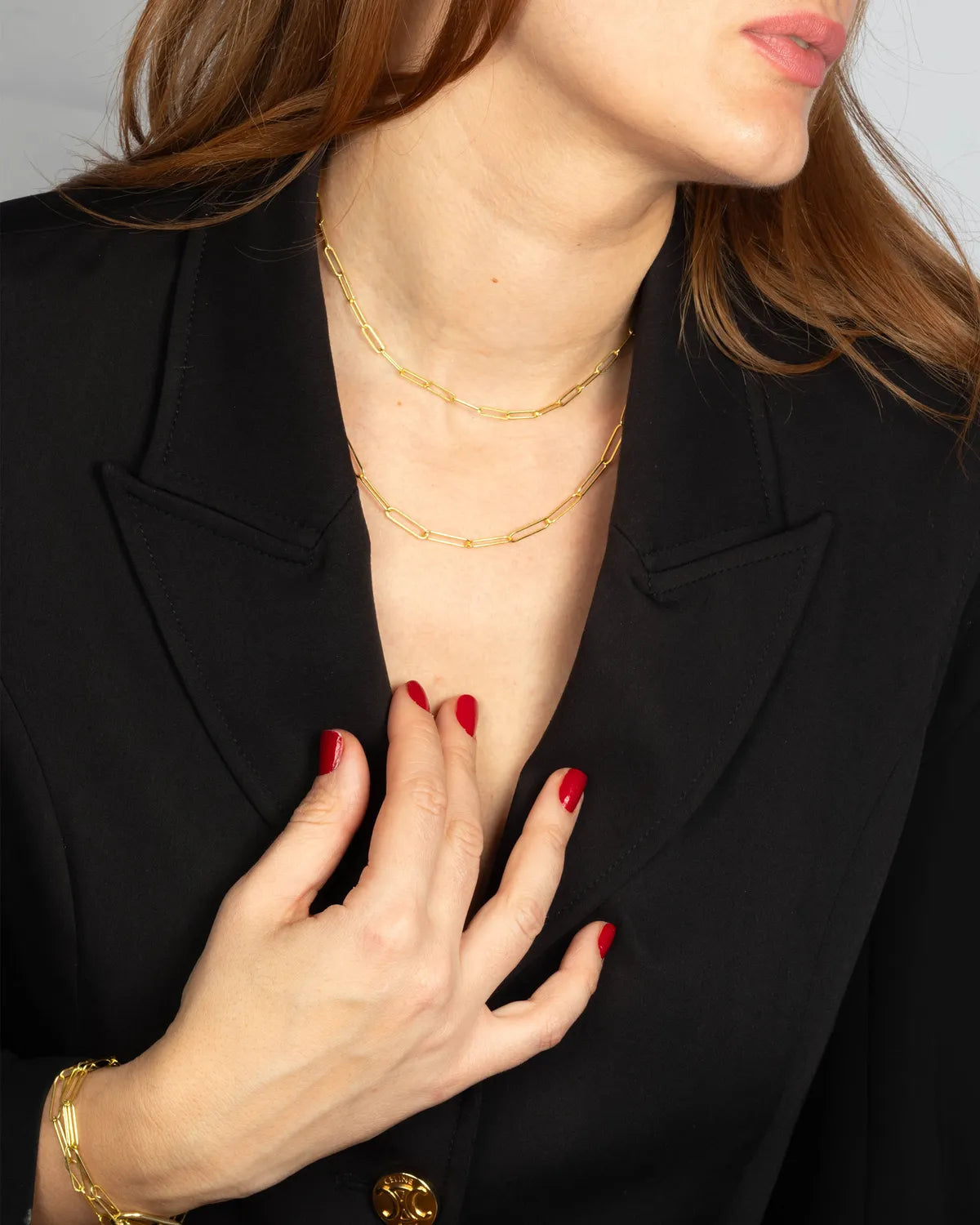 14K Gold Vermeil Paperclip Chain Necklace – My Jewelist