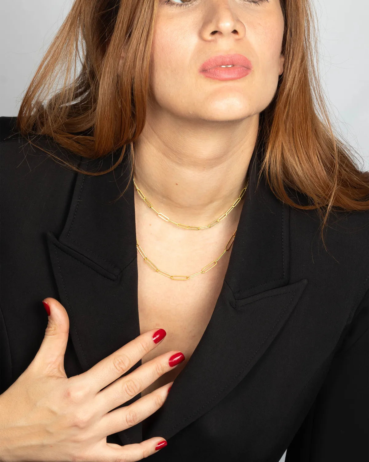 14K Gold Vermeil Paperclip Chain Necklace – My Jewelist
