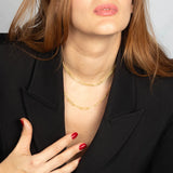 14K Gold Vermeil Paperclip Chain Necklace – My Jewelist