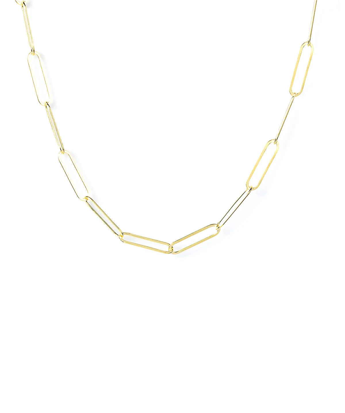 14K Gold Vermeil Paperclip Chain Necklace – My Jewelist