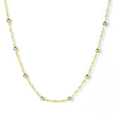 14K Gold Vermeil Singapore Satellite Chain - My Jewelist