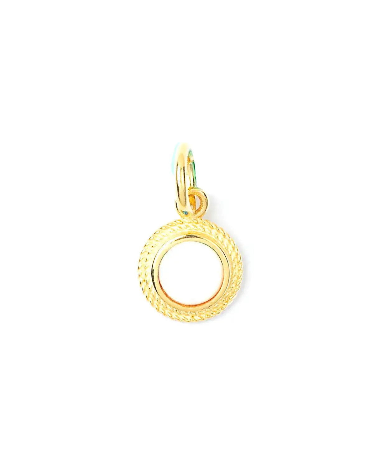 Simulated White Opal Charm Pendant – My Jewelist