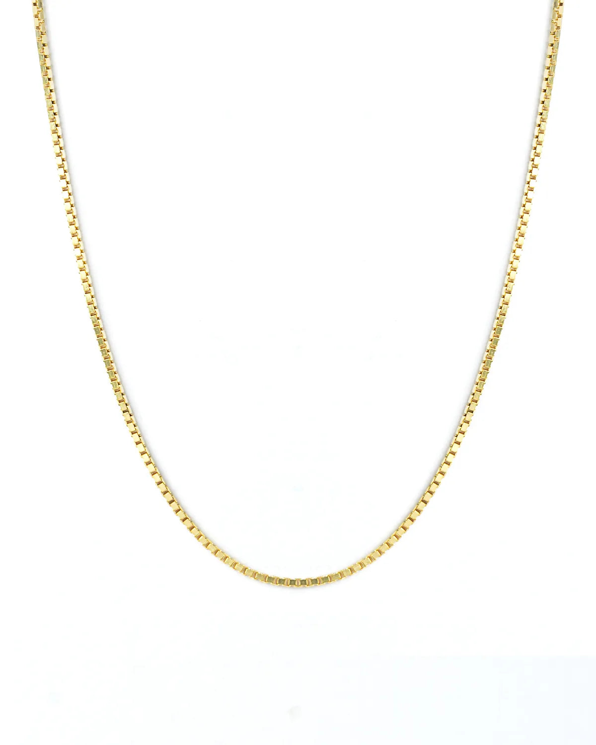 Gold Vermeil Box Chain –  My Jewelist