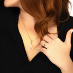 Gold Feather Pendant – My Jewelist