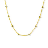 14K Gold Vermeil Singapore Satellite Chain – Delicate & Light-catching