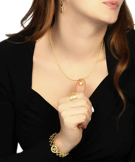 Gold Sun Charm Pendant 2 – My Jewelist