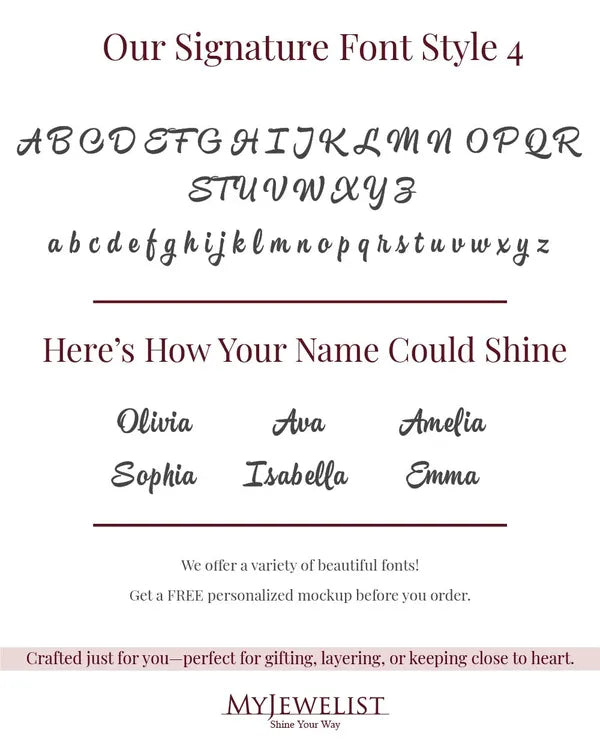 Gold Name Paperclip Necklace-my jewelist