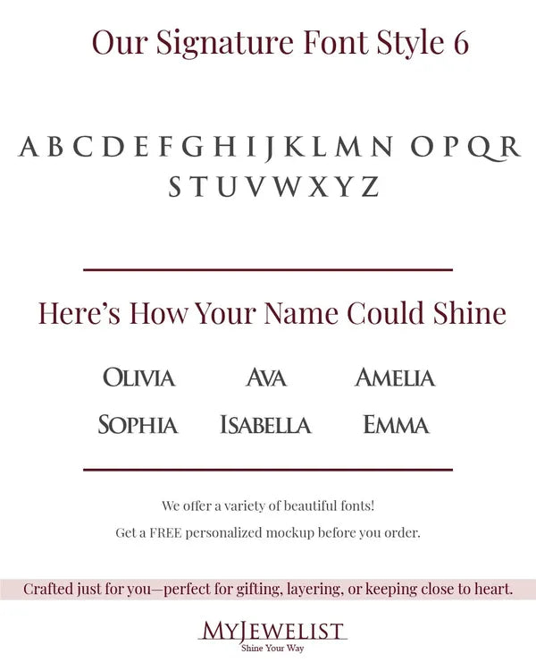 Gold Bar Name Necklace-my jewelist