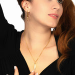 Gold Feather Pendant 1 – My Jewelist