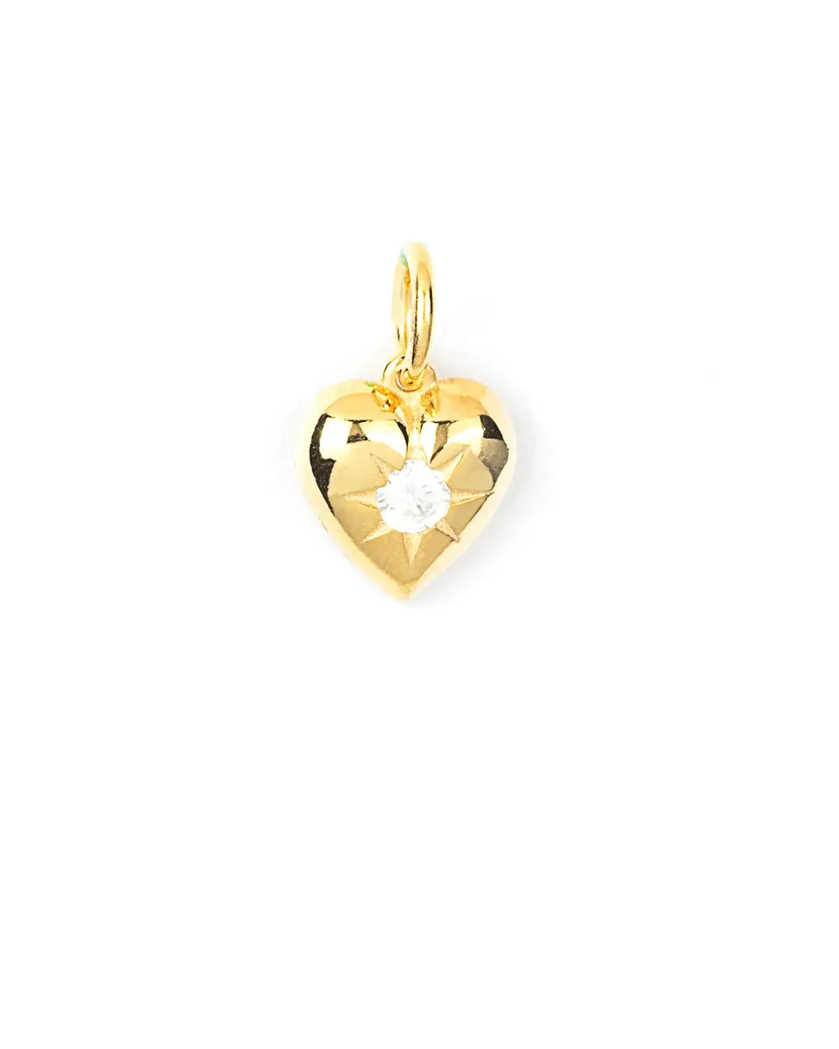 Minimalist Crystal Heart Charm – My Jewelist