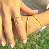 Eternal Balance 14K Gold Vermeil Ring – Duality Collection Minimalist Abstract Jewelry