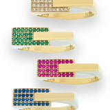 Bold Geometric Design with Pavé Stones - Duality Gold Vermeil Ring