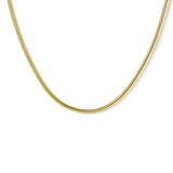 Snake Chain Necklace – Minimalist & Elegant Gold Vermeil Jewelry
